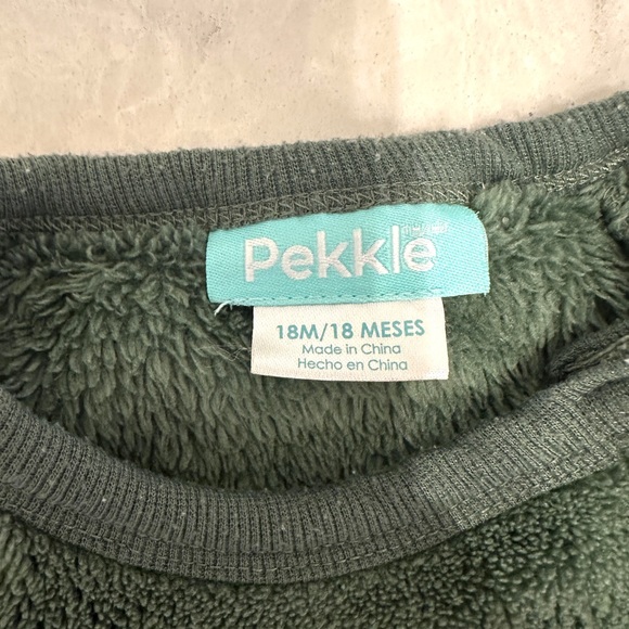 Pekkle Toddler Fleece Monster Sweatshirt - Picture 3 of 4